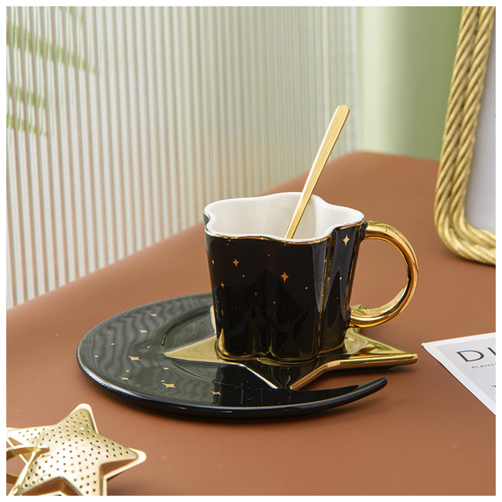 新品　LUX STARCK with ipi ソーサー＆カップ　スタルク Amazon | カップルカップ クリエイティブセラミックスタームーン